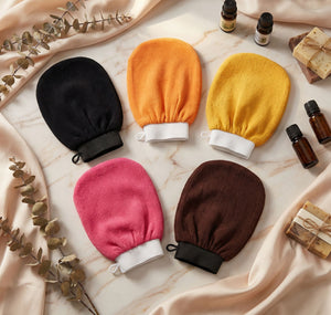 Gants exfoliants corps Luminarelle™